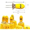 Fumiko Fun Faces Corn Holders Set – 10-Piece Interlocking Corn on the Cob Holders