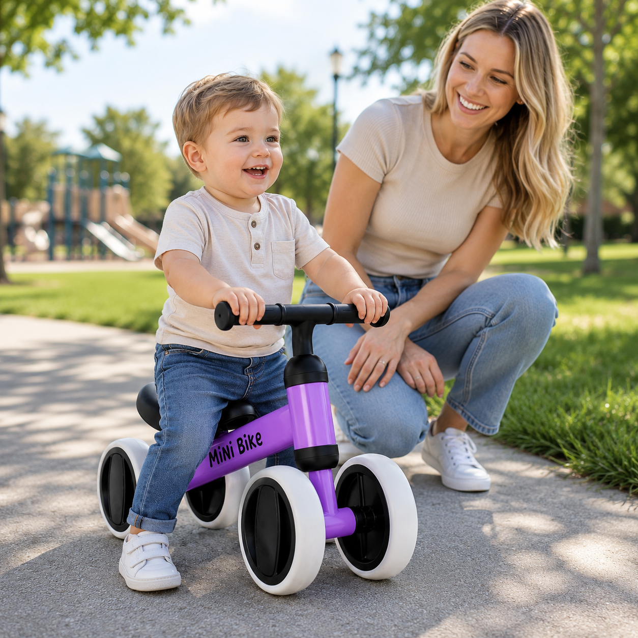 Fumiko Baby Balance Bike ( Naughty Purple )