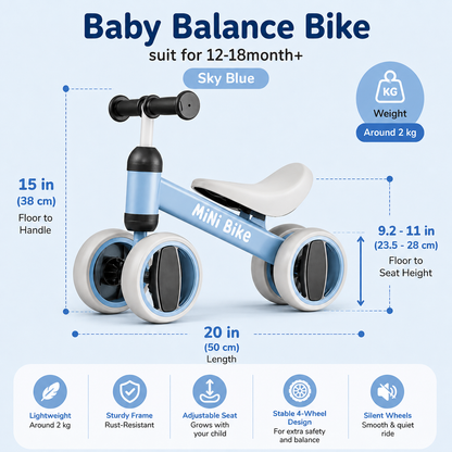 Balance Bike ( Blue )