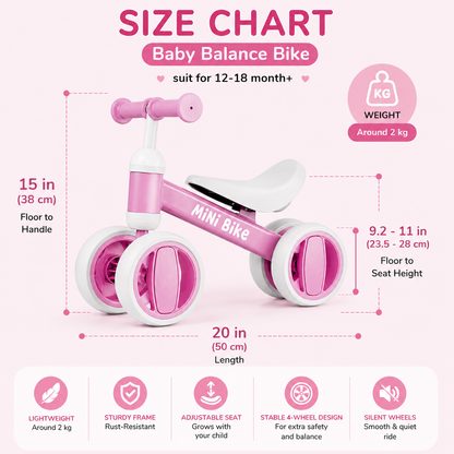 Balance Bike (Pink)