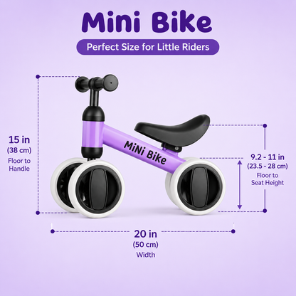 Fumiko Baby Balance Bike ( Naughty Purple )